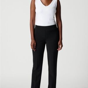 Joseph Ribkoff Black Straight-Leg Pull-On Pants